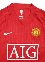 2007-09 MANCHESTER UNITED *RONALDO* SHIRT S