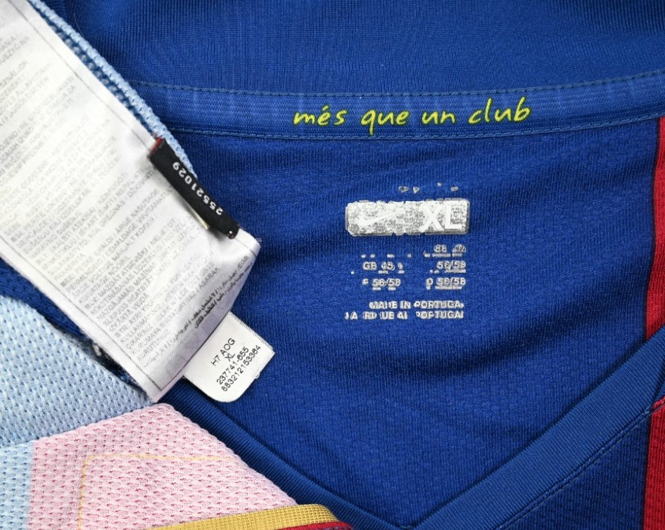 2007-08 BARCELONA *RONALDINHO* SHIRT XL