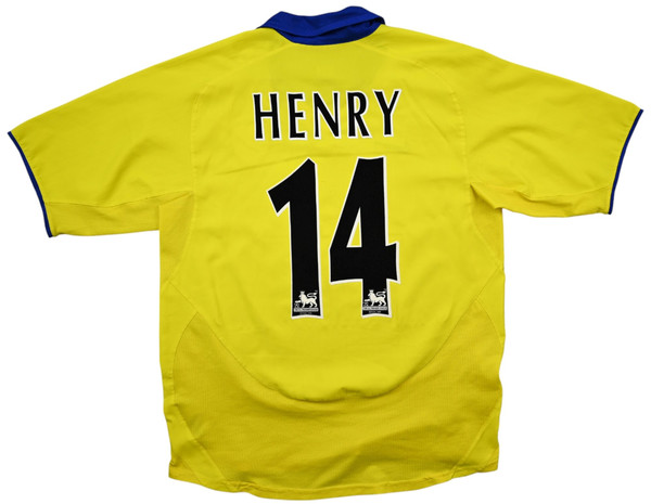 2003-05 ARSENAL *HENRY* KOSZULKA M