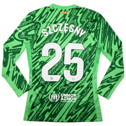 2024-25 BARCELONA *SZCZESNY* GOALKEPEER LONGSLEEVE PLAYER ISSUE SHIRT- Multiple Sizes
