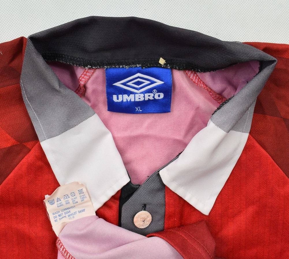 1996-98 MANCHESTER UNITED *SOLSKJAER* SHIRT XL