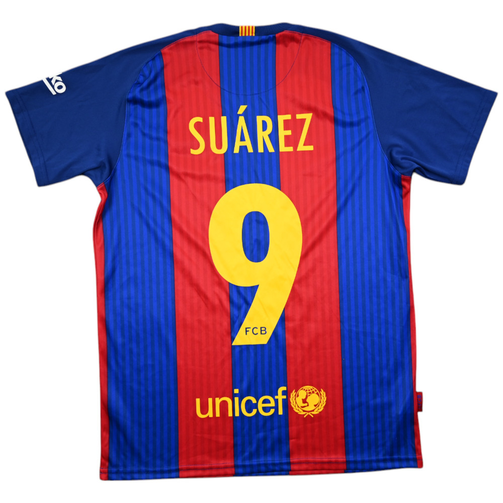 2016-17 FC BARCELONA *SUAREZ* KOSZULKA S