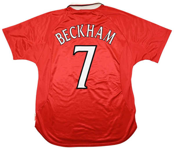 1999-00 MANCHESTER UNITED *BECKHAM* KOSZULKA XL