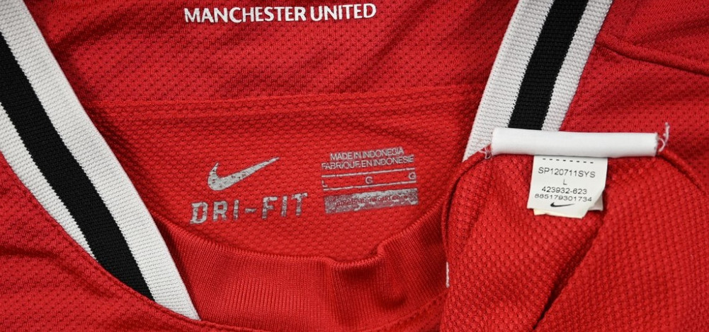 2011-12 MANCHESTER UNITED *ROONEY* SHIRT L