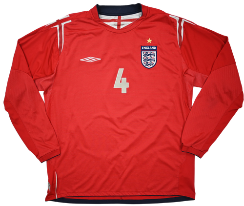 2004-06 ENGLAND *GERRARD* LONGSLEEVE L
