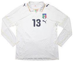 2007-08 ITALY #13 PLAYER ISSUE LONGSLEEVE SHIRT XL