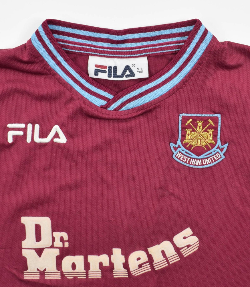 2001-02 WEST HAM UNITED KOSZULKA 5-6 YRS