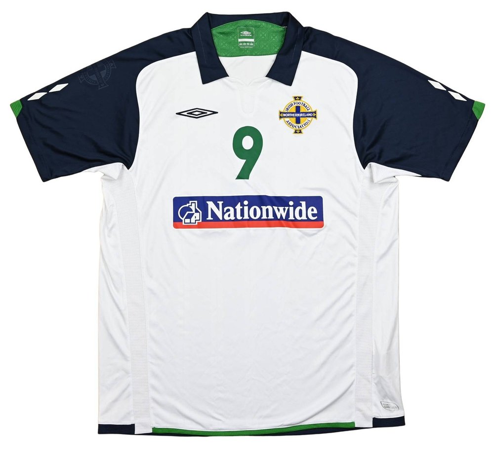 2009-10 NORTHERN IRELAND #9 SHIRT L