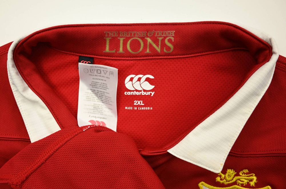 BRITISH AND IRISH LIONS RUGBY SHIRT XXL