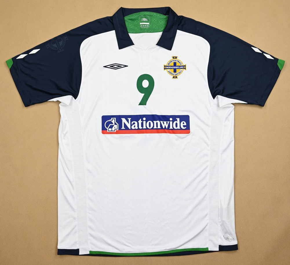 2009-10 NORTHERN IRELAND #9 SHIRT L