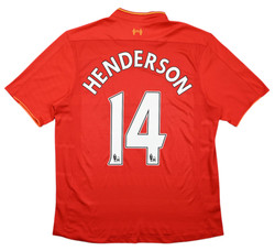 2016-17 LIVERPOOL *HENDERSON* KOSZULKA XL