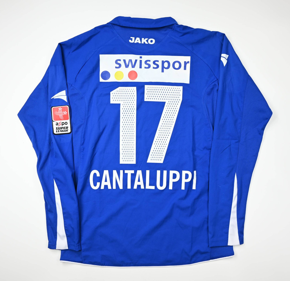 2006-07 FC LUZERN *CANTALUPPI* MATCH ISSUE KOSZULKA M/L
