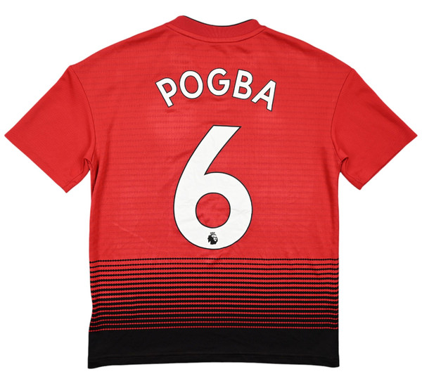 2018-19 MANCHESTER UNITED *POGBA* SHIRT L. BOYS 