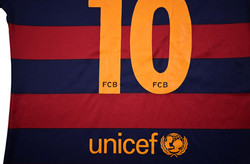 2015-16 BARCELONA *MESSI* SHIRT WOMENS S
