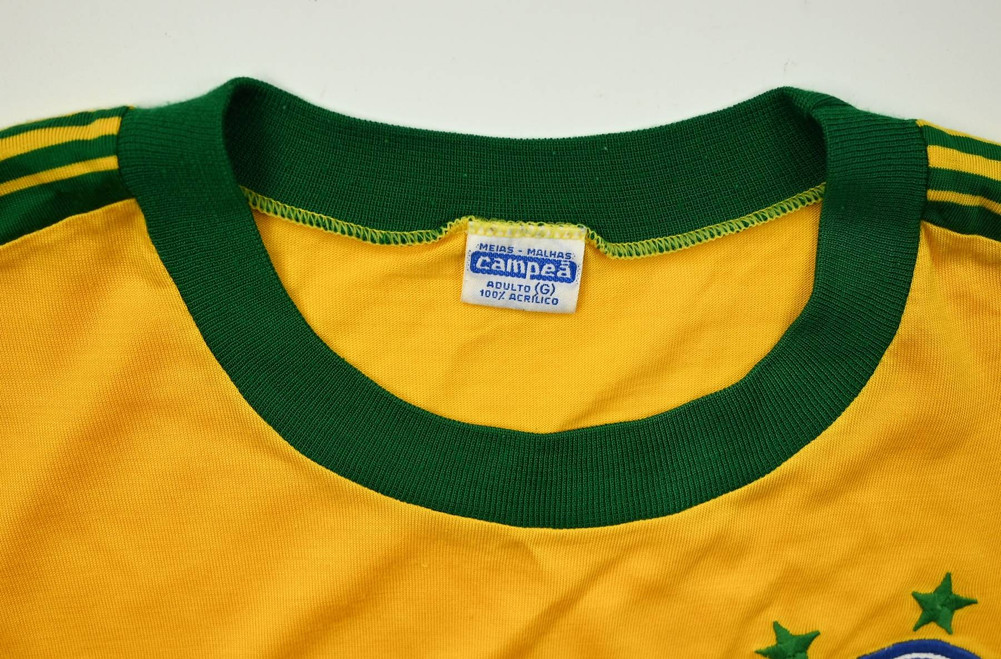 1982-85 BRAZIL REPLICA SHIRT S