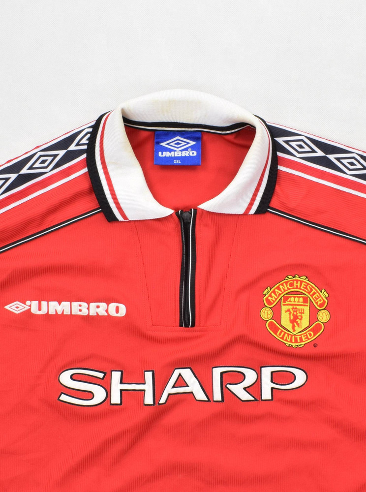 1998-00 MANCHESTER UNITED SHIRT XXL