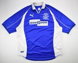 2000-02 EVERTON SHIRT XXL