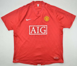 2007-09 MANCHESTER UNITED *RONALDO* SHIRT L