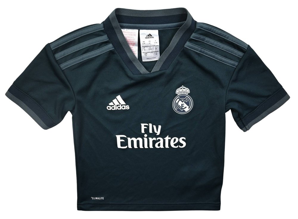 2018-19 REAL MADRID SHIRT XS. BOYS 2-3Y