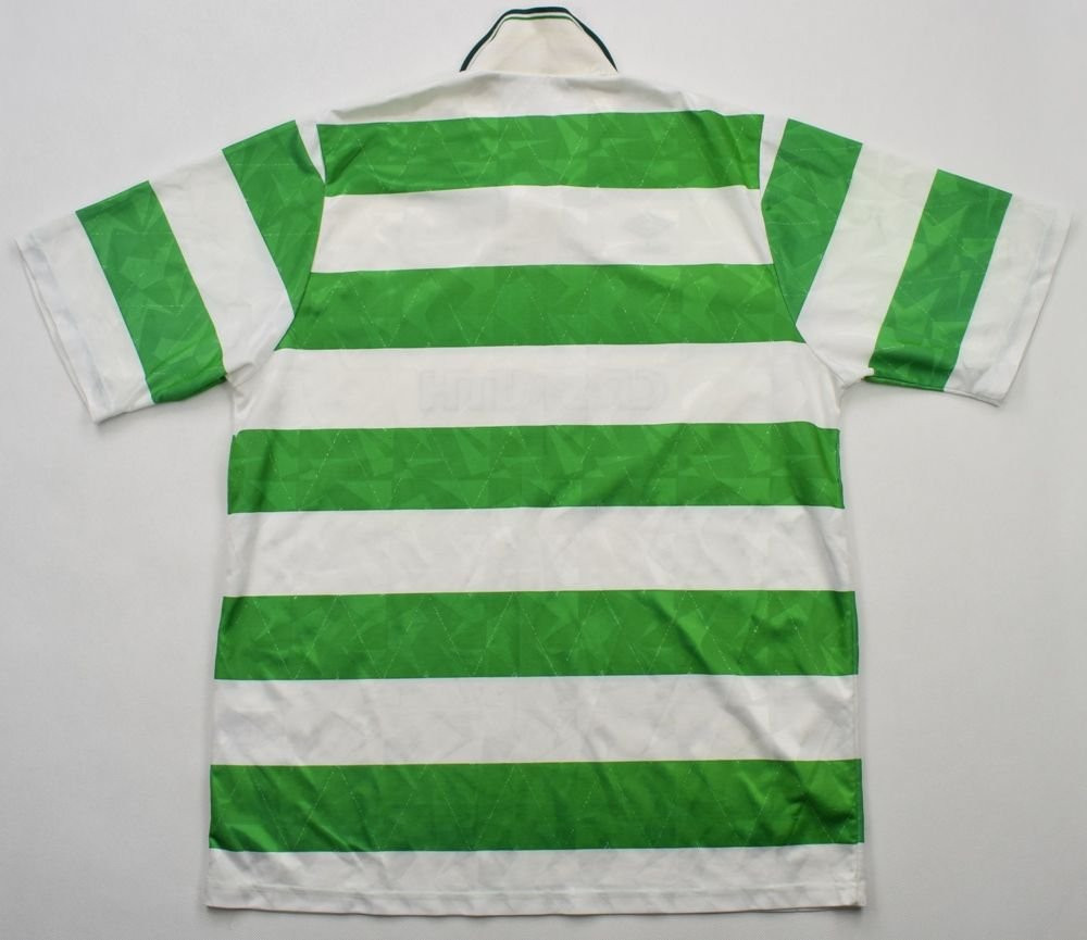 1989-91 CELTIC GLASGOW SHIRT 42
