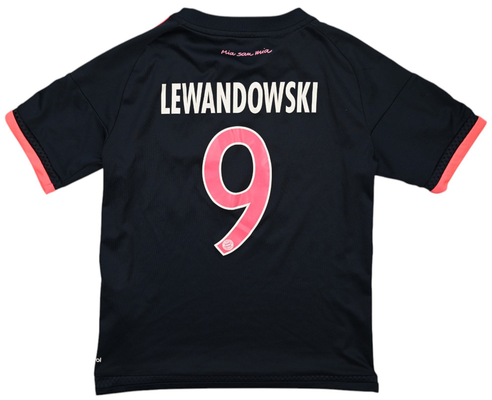 2015-16 BAYERN MUNCHEN *LEWANDOWSKI* SHIRT S. BOYS