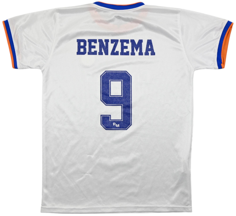 2021-22 REAL MADRID *BENZEMA* SHIRT XL. BOYS