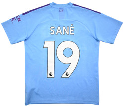 2019-20 MANCHESTER CITY *SANE* SHIRT XL. BOYS