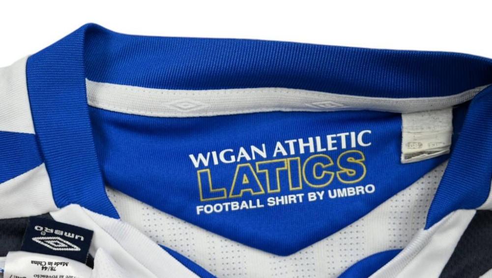 2007-08 WIGAN ATHLETIC SHIRT L