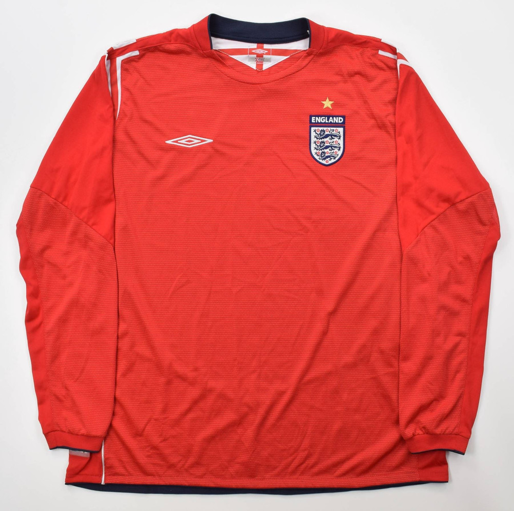2004-06 ENGLAND LONGSLEEVE XXL