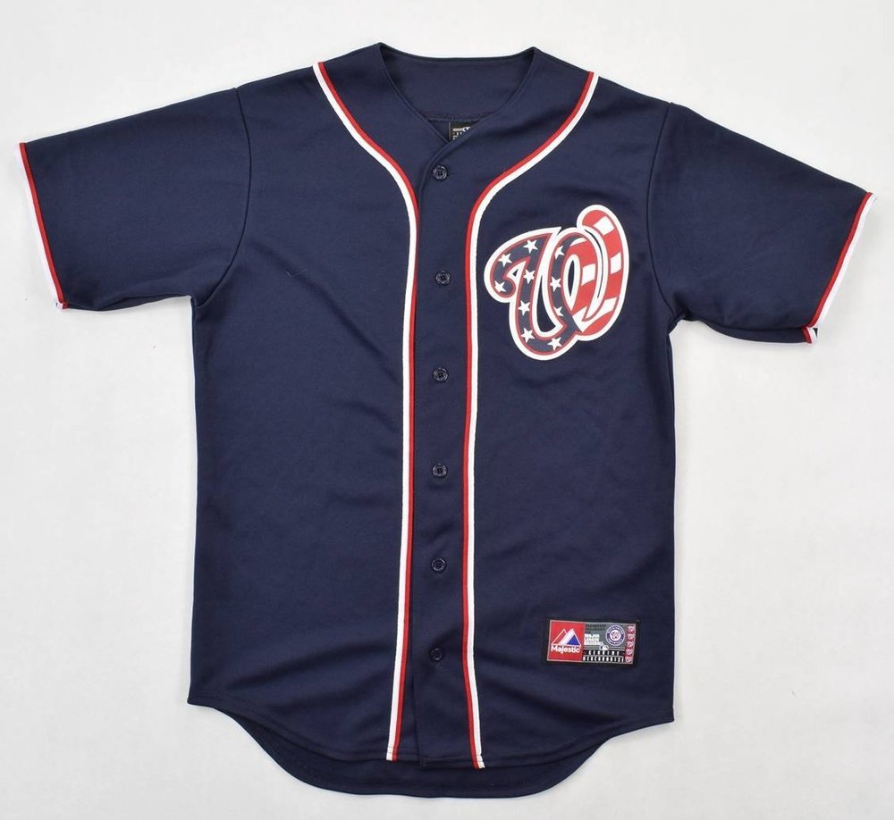 WASHINGTON NATIONALS MLB MAJESTIC SHIRT S