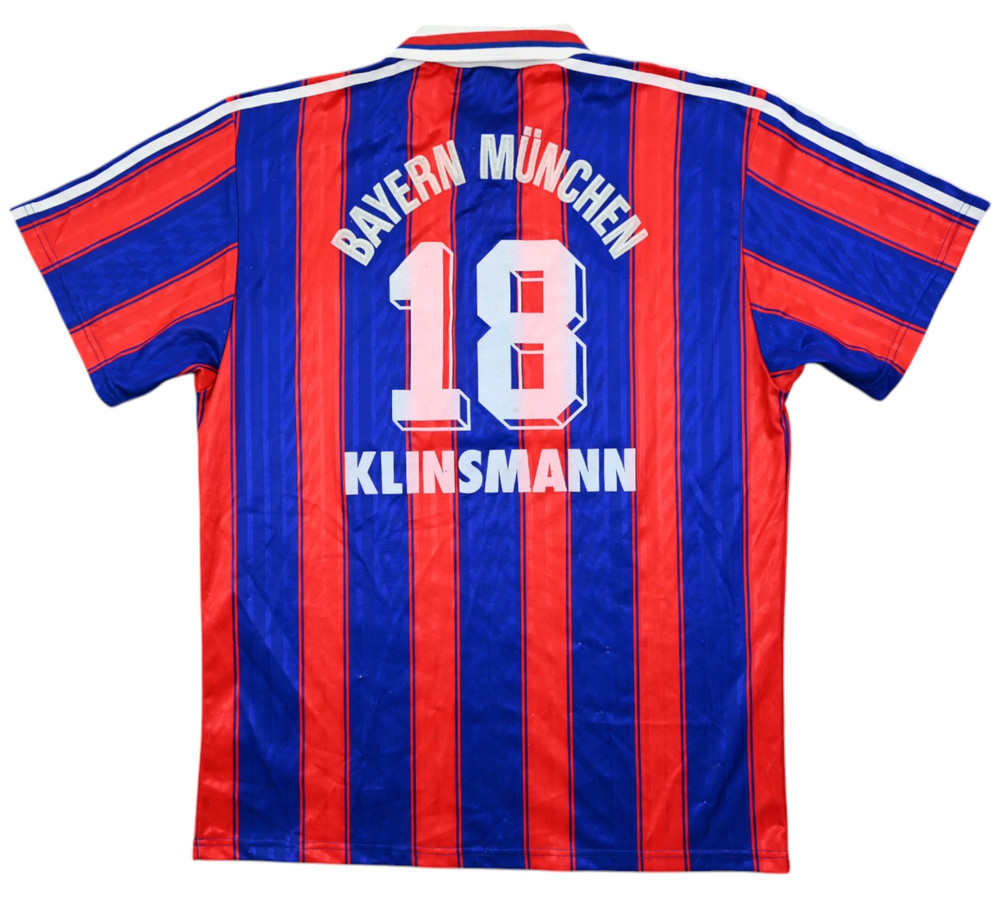 1995-97 BAYERN MUNCHEN *KLINSMANN* SHIRT L