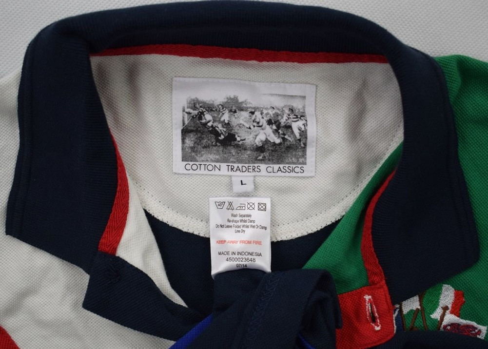 6 NATIONS RUGBY COTTON TRADERS KOSZULKA L