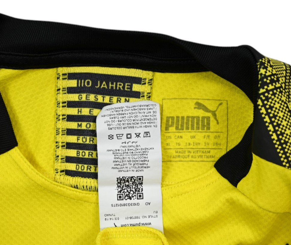 2019-20 BORUSSIA DORTMUND *REUS* SHIRT XL .BOYS