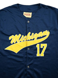 MICHIGAN WOLVERINES BASEBALL SHIRT XL