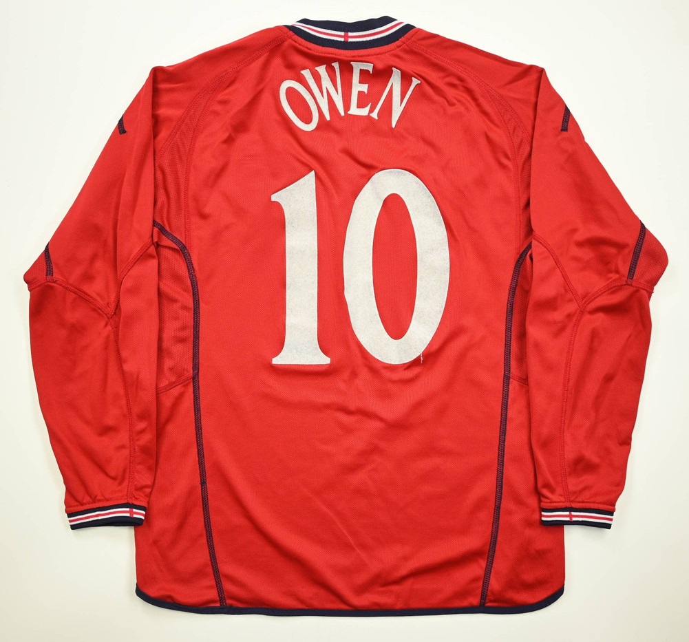 2002-04 ENGLAND *OWEN* LONGSLEEVE M