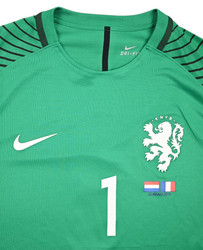 2016 NETHERLANDS *CILLESSEN* MATCH ISSUE VS FRANCE GK LONGSLEEVE KOSZULKA XL