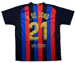 2022-23 BARCELONA *F. DE JONG* SHIRT XL
