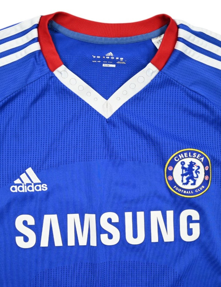2010-11 CHELSEA *DROGBA* LONGSLEEVE SHIRT L