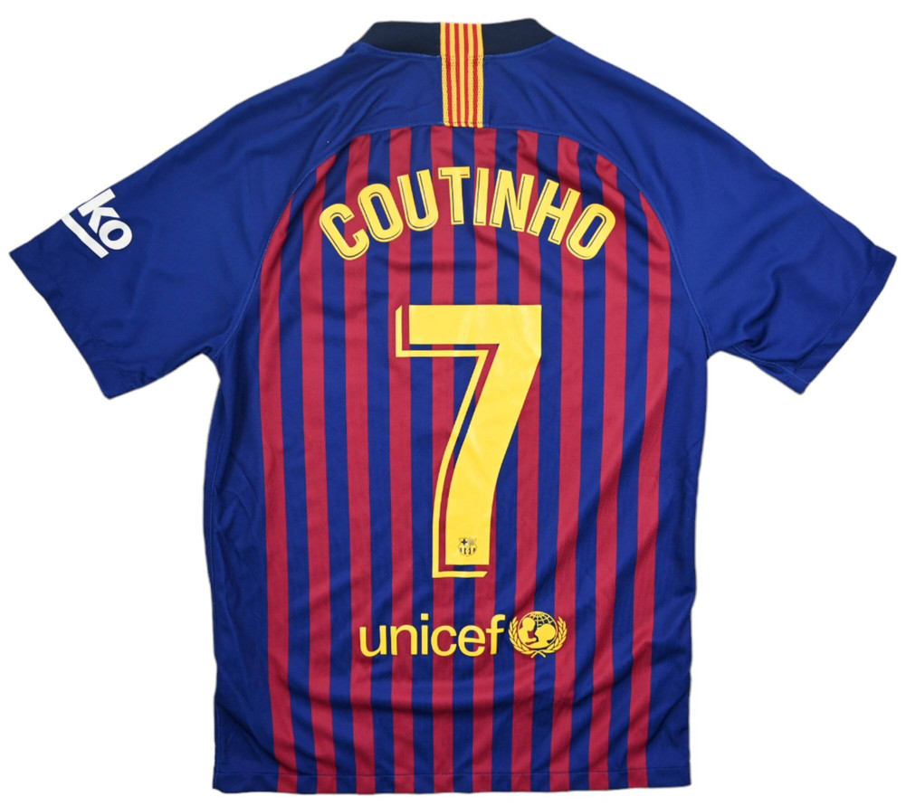 2018-19 FC BARCELONA *COUTINHO* SHIRT S