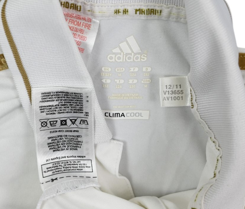 2011-12 REAL MADRID SHIRT M. BOYS