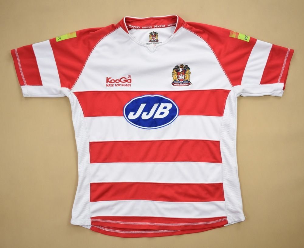 WIGAN WARRIORS RUGBY KOOGA SHIRT L