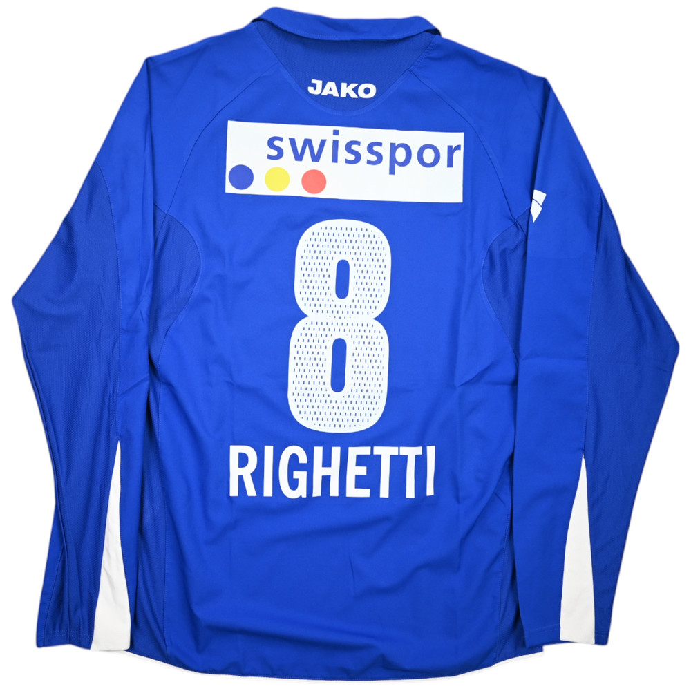 2006-07 FC LUZERN *RIGHETTI* KOSZULKA MECZOWA LONGSLEEVE M/L