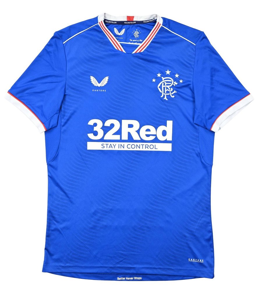 2020-21 RANGERS F.C SHIRT S