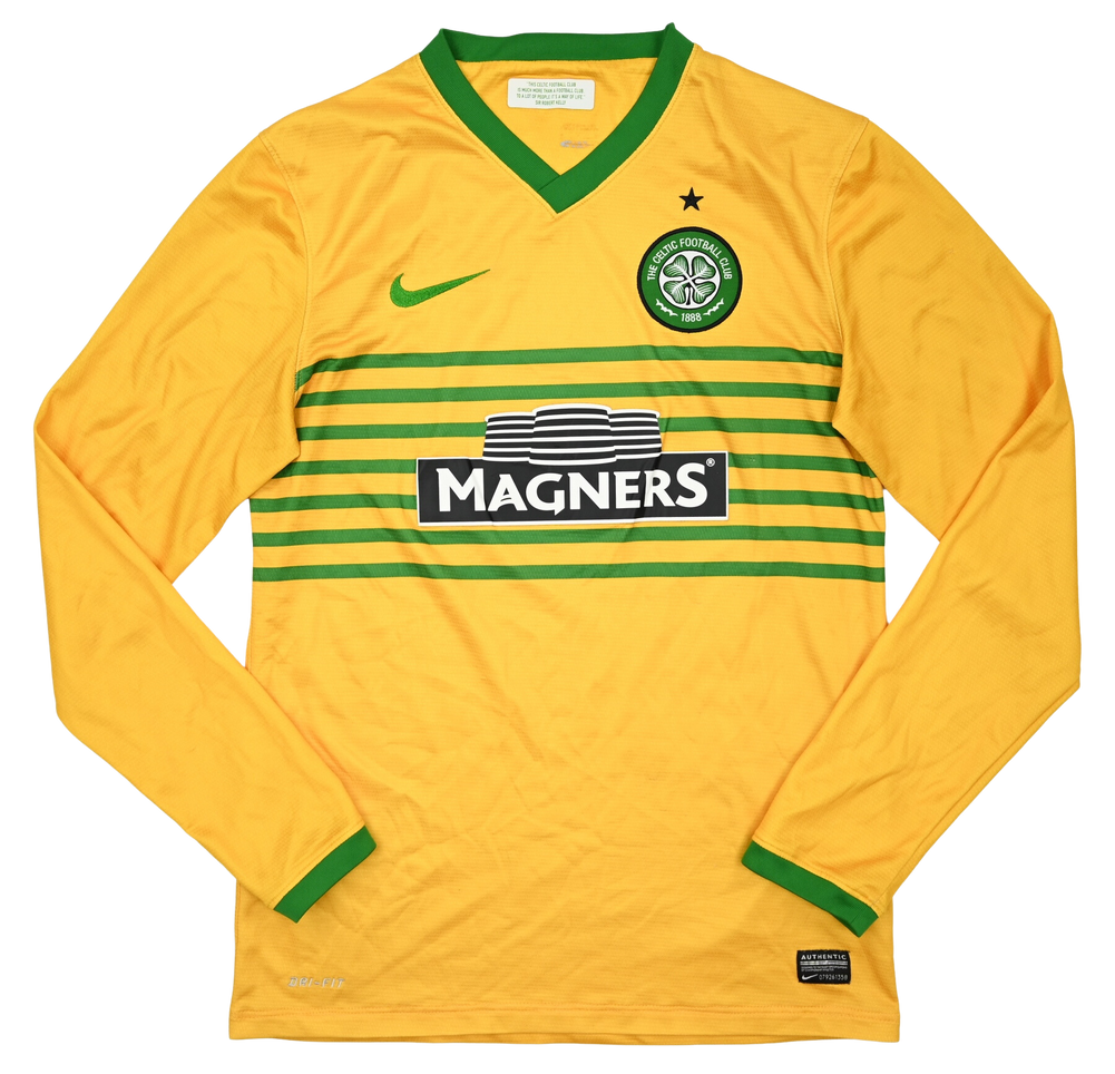 2013-14 CELTIC GLASGOW SHIRT LONGSLEEVE S
