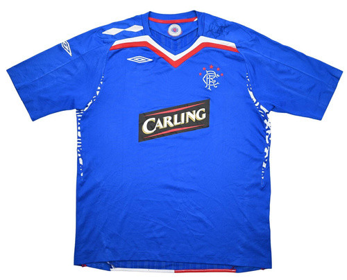 2007-08 GLASGOW RANGERS SHIRT XL