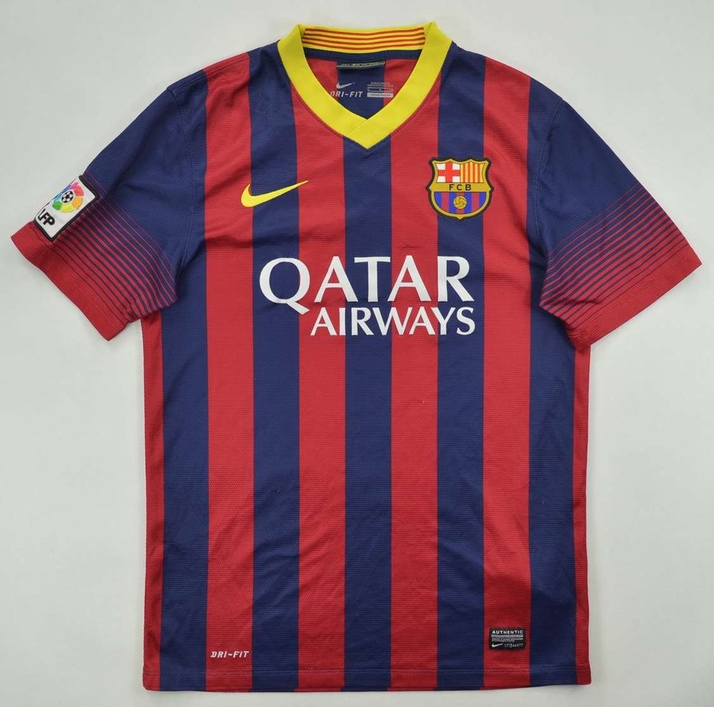 2013-14 FC BARCELONA SHIRT S