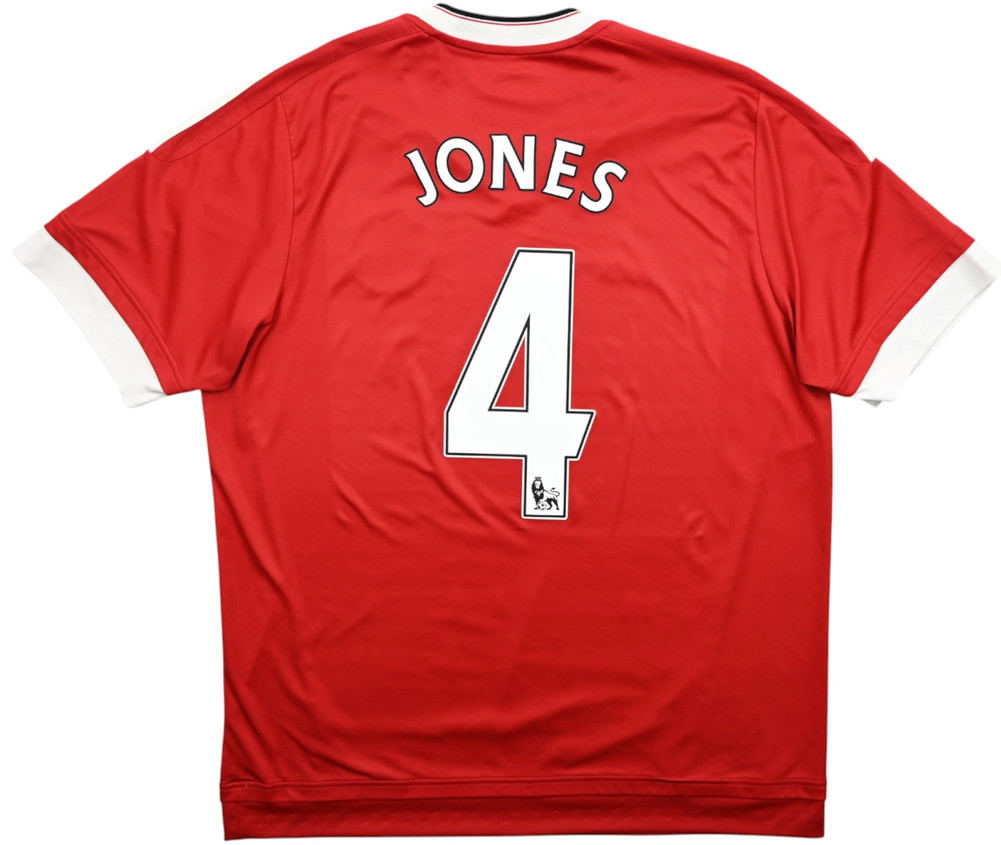 2015-16 MANCHESTER UNITED *JONES* SHIRT XL