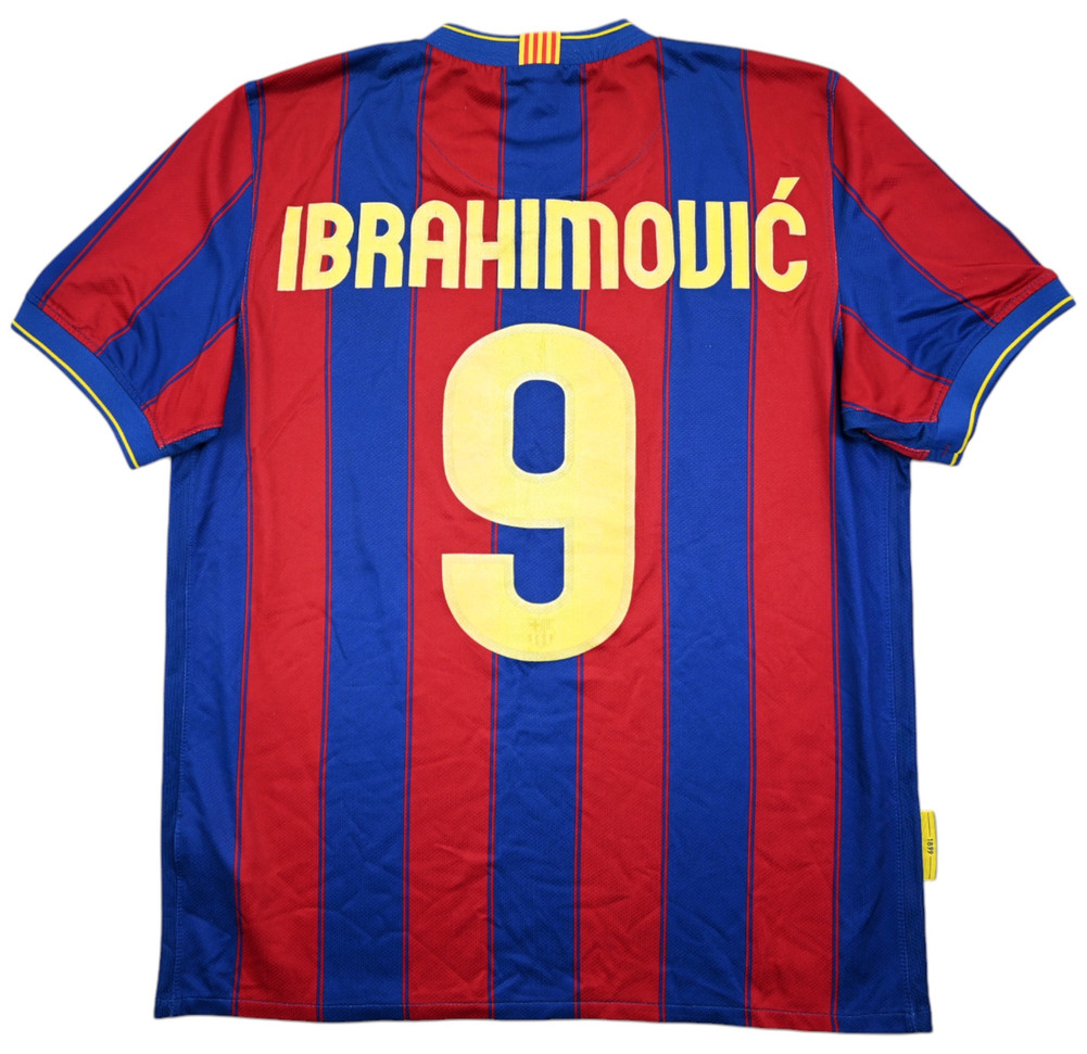 2009-10 BARCELONA *IBRAHIMOVIC* SHIRT M