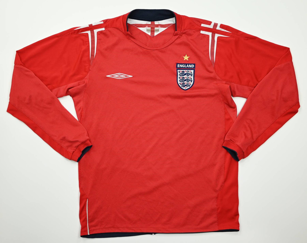 2004-06 ENGLAND LONGSLEEVE S