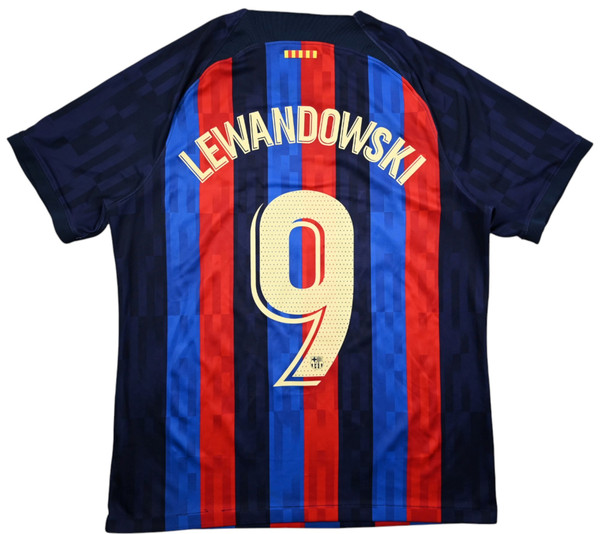 2022-23 BARCELONA *LEWANDOWSKI* SHIRT S